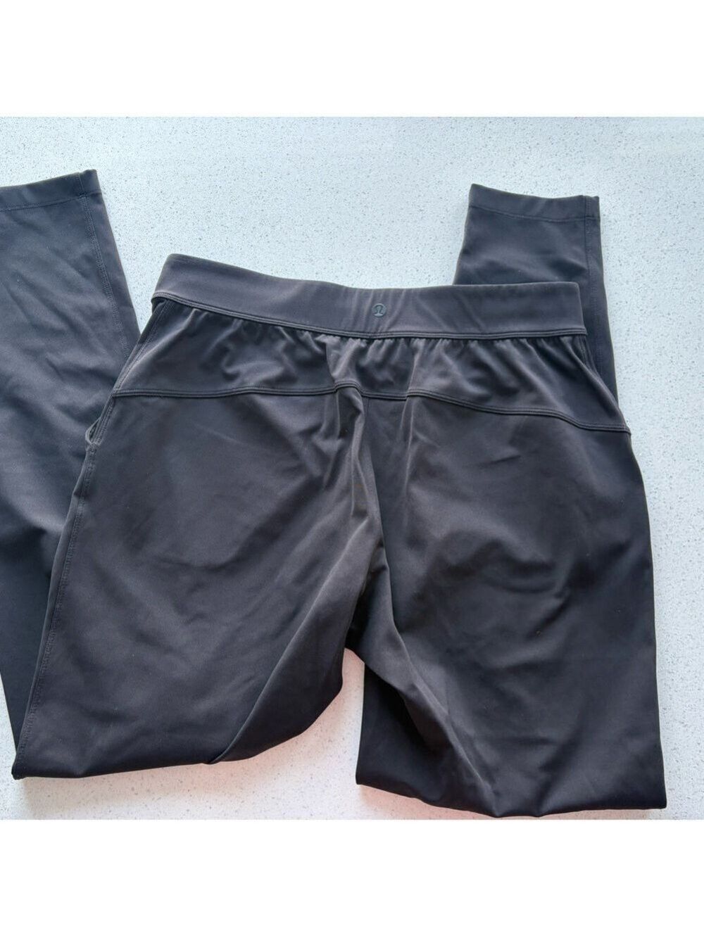 Ladies high waisted lululemon full length Black Pants
